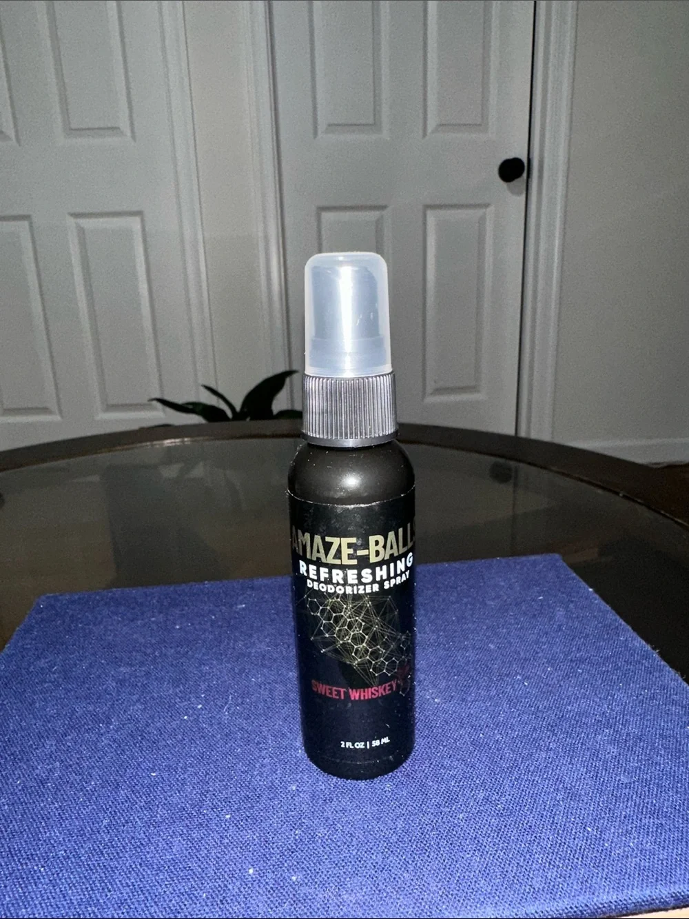 Refreshing Deodorizer Spray - Black (Sweet Whiskey)